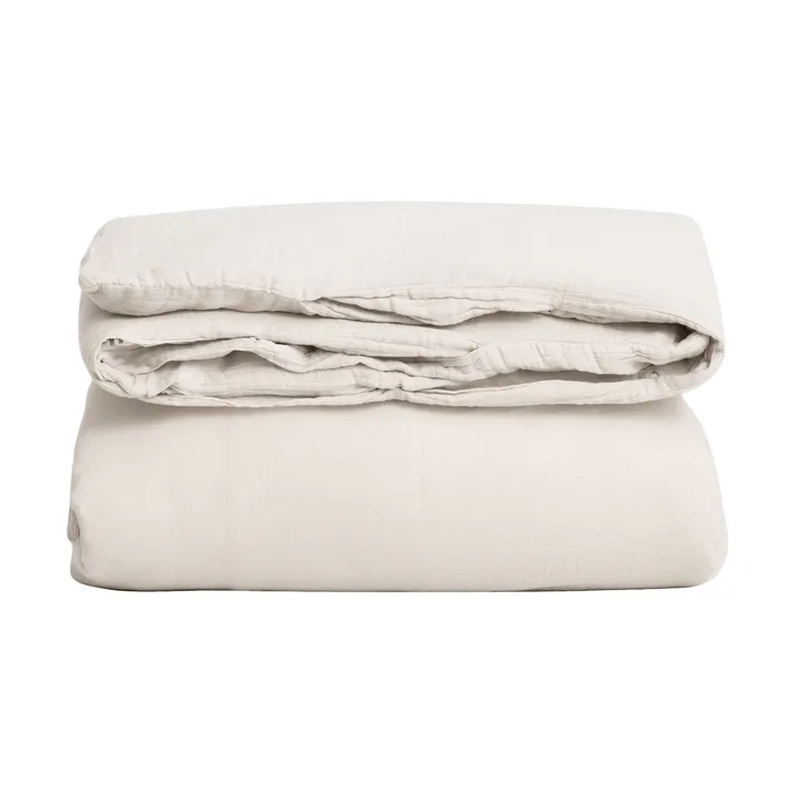 Eggshell Muslin påslakan - 150x210 cm - Garbo&Friends