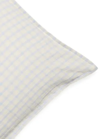Gingham Sky Blue Muslin örngott - Sky 50x60 cm - Garbo&Friends
