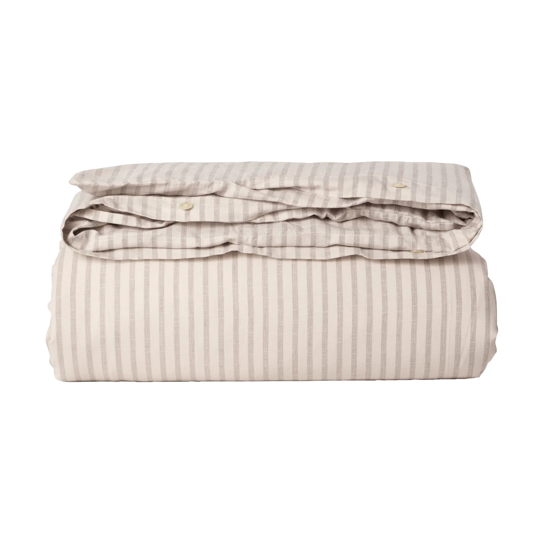 Stripe Mauve Muslin påslakan, 150x210 cm Garbo&Friends