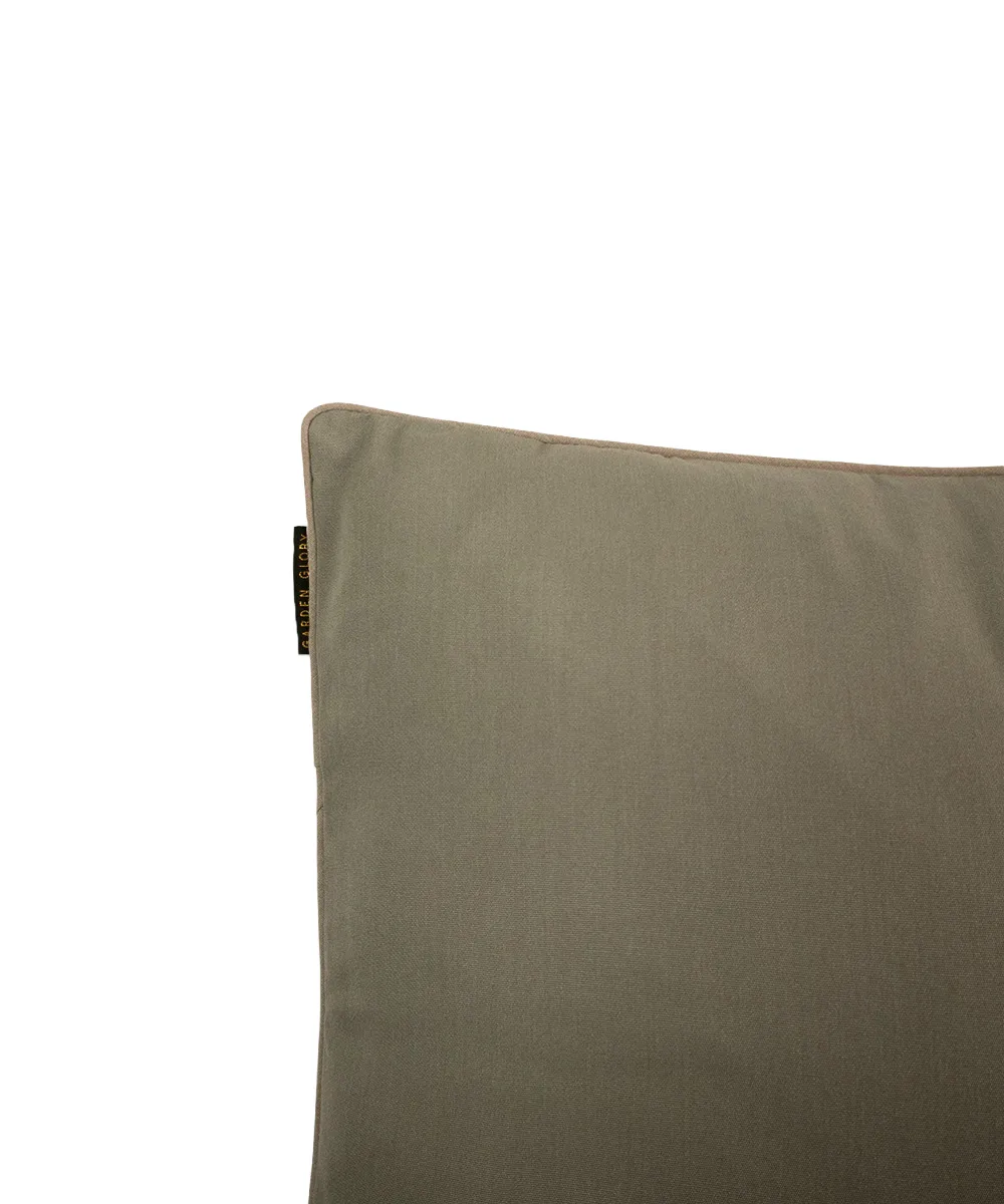 Garden Glory kudde, Eucalyptus grön med beige kant 50x70 cm Garden Glory