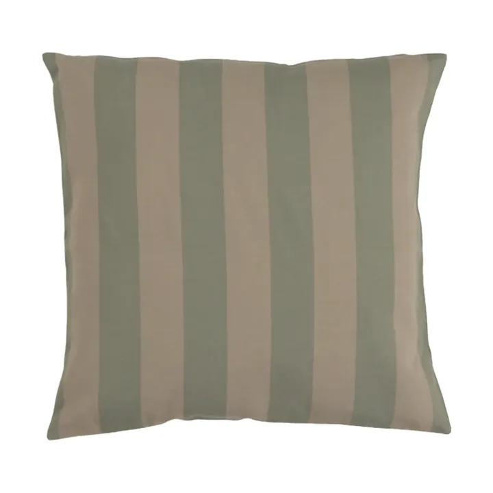 Garden Glory randig kudde - Eucalyptusgrön-beige, 50x50 cm - Garden Glory