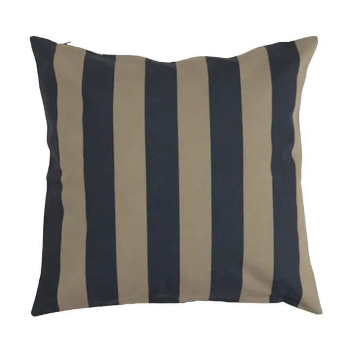 Garden Glory randig kudde - Svart-beige, 50x50 cm - Garden Glory
