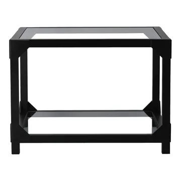 Bleck Soffbord 55x55 cm glas - Bok-svart bets - Gärsnäs