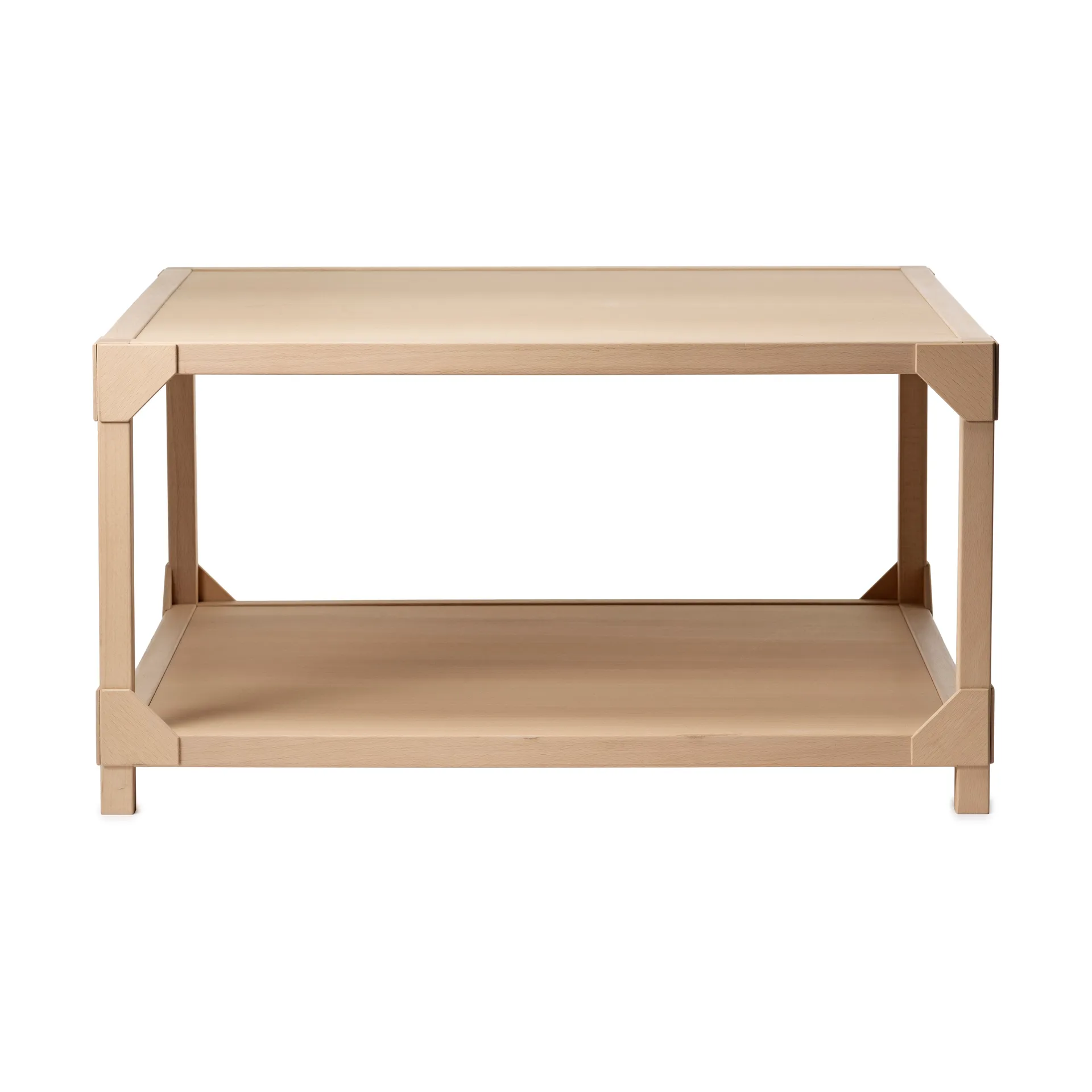 Bleck Soffbord 75x75 cm fanér, Bok-natural Gärsnäs