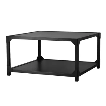 Bleck Soffbord 75x75 cm fanér - Bok-svart bets - Gärsnäs