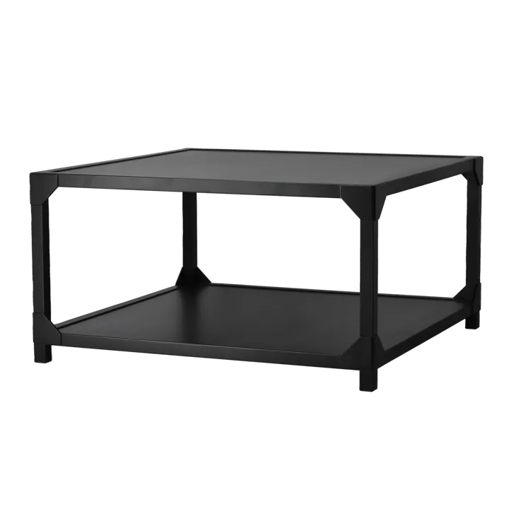 Bleck Soffbord 75x75 cm fanér - Bok-svart bets - Gärsnäs