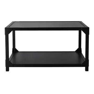 Bleck Soffbord 75x75 cm fanér - Bok-svart bets - Gärsnäs