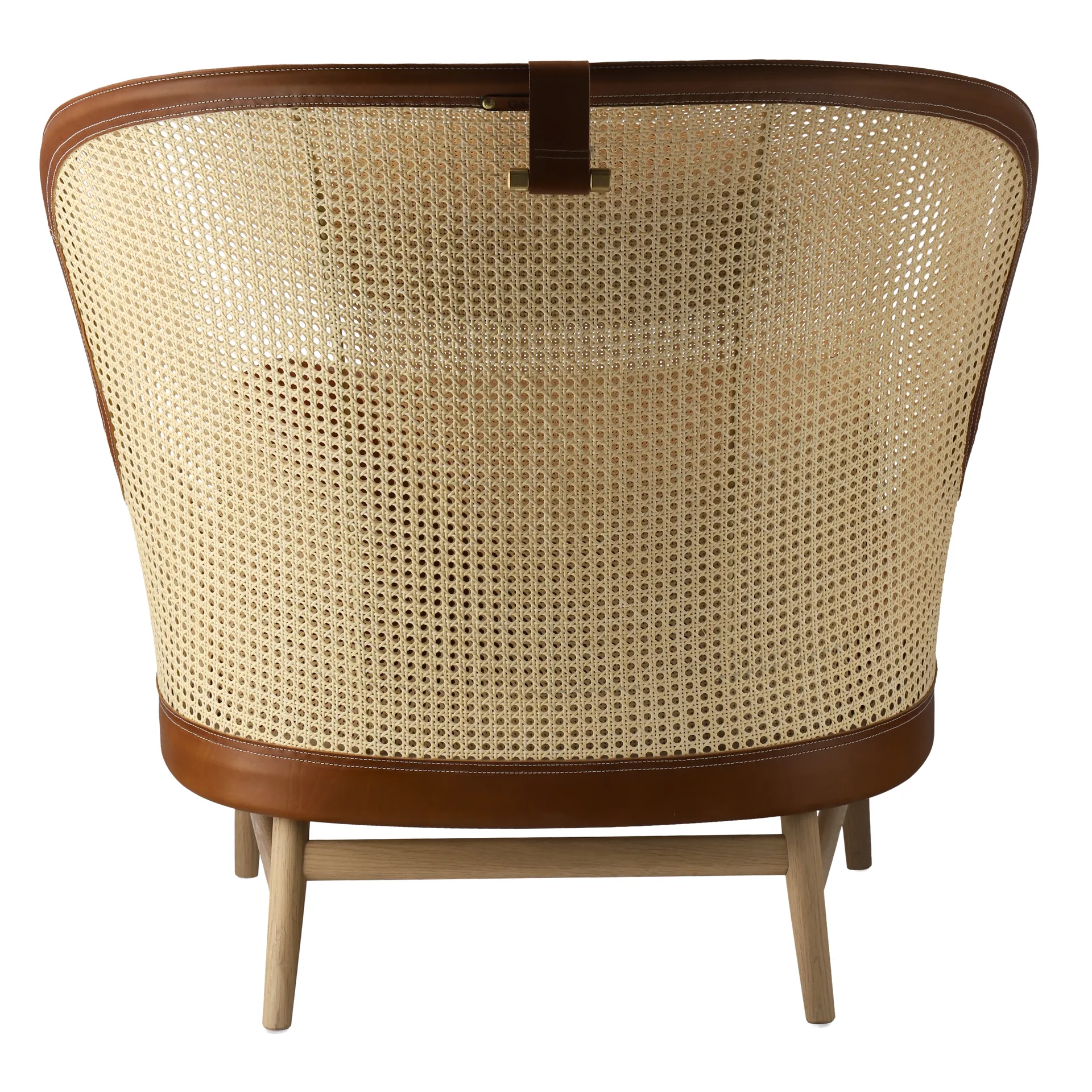 Dandy fåtölj, Ek-natural-tärnsjö läder cognac Gärsnäs