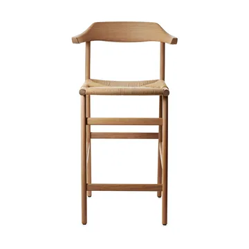 Hedda barstol - Ek natural monocoating-papperssnöre natur - Gärsnäs