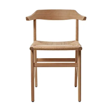 Hedda karmstol - Ek natural monocoating-papperssnöre natur - Gärsnäs