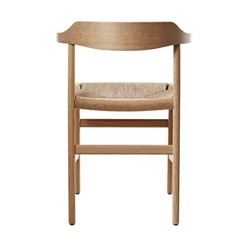 Hedda karmstol - Ek natural monocoating-papperssnöre natur - Gärsnäs