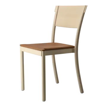 Light & Easy stol - Ask-white-elmosoft 33077 - Gärsnäs