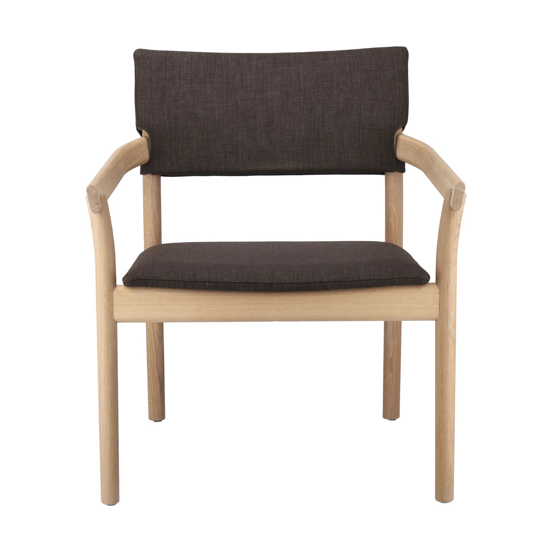 Vyn fåtölj klädd rygg och sits, Monocoat natural-Lido 46 mole Gärsnäs