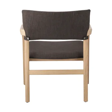 Vyn fåtölj klädd rygg och sits - Monocoat natural-Lido 46 mole - Gärsnäs