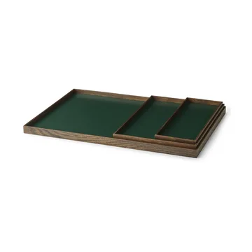 Frame bricka small 11x32,4 cm - Rökt ek-grön - Gejst