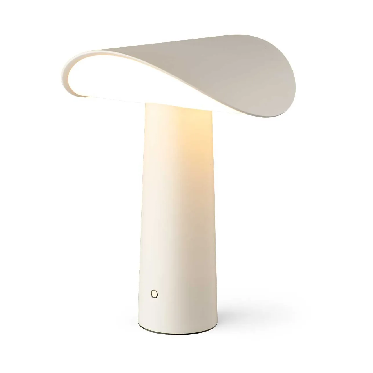 Lium portabel bordslampa 22,5 cm, Warm grey Gejst