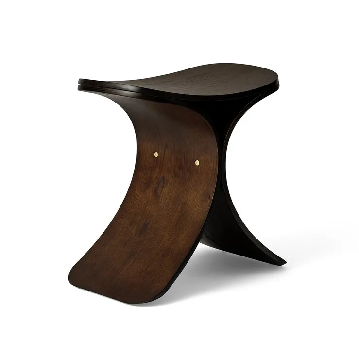 Luno pall 48x28x72 cm, Mörk ek Gejst