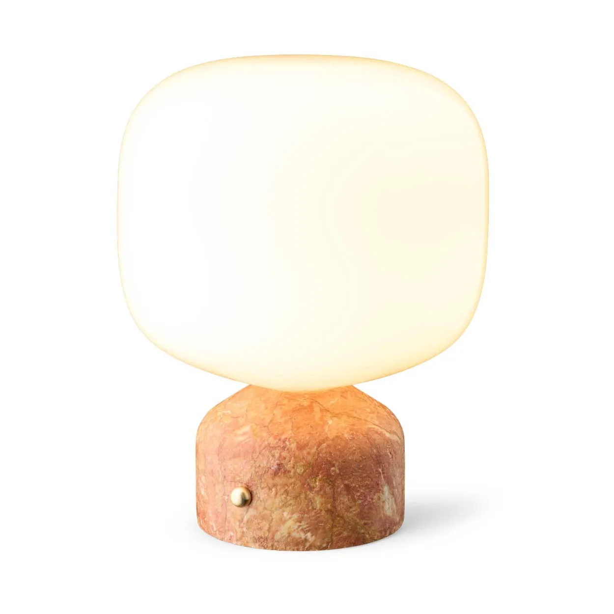 Meemo portabel bordslampa 23 cm, Amber Red marble Gejst
