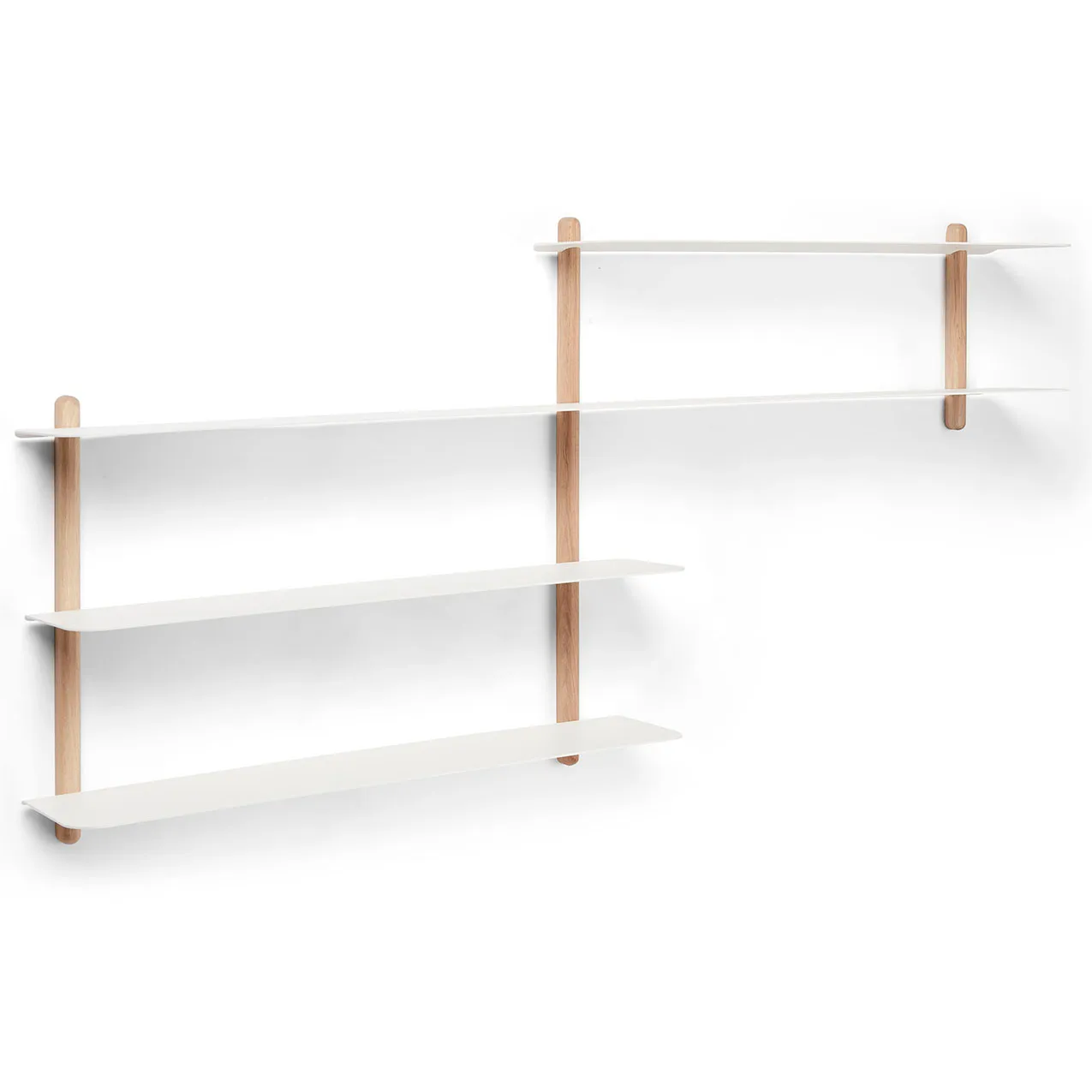 Nivo hylla B, Ljus ek-vit Gejst