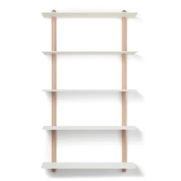 Nivo hylla E large - Ljus ek-vit - Gejst
