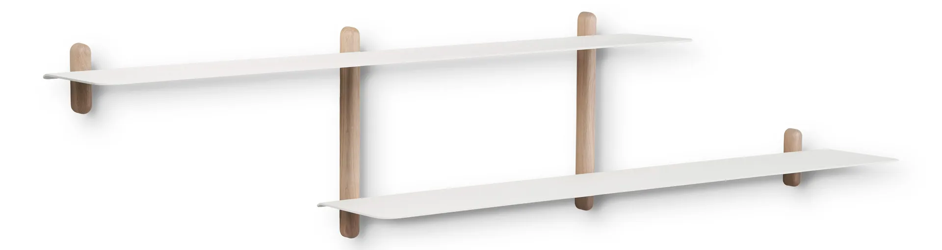 Nivo hylla H large, Ljus ek-vit Gejst