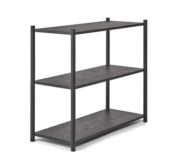 Sceene bookcase A - Svartbetsad ek - Gejst