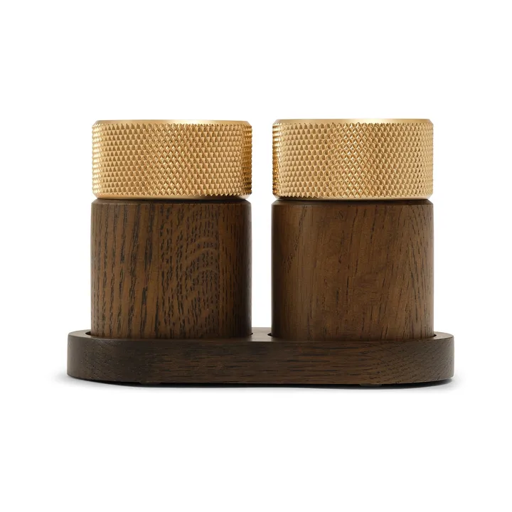 Sina salt-och pepparkvarn 6 cm - Mörk ask-mässing - Gejst
