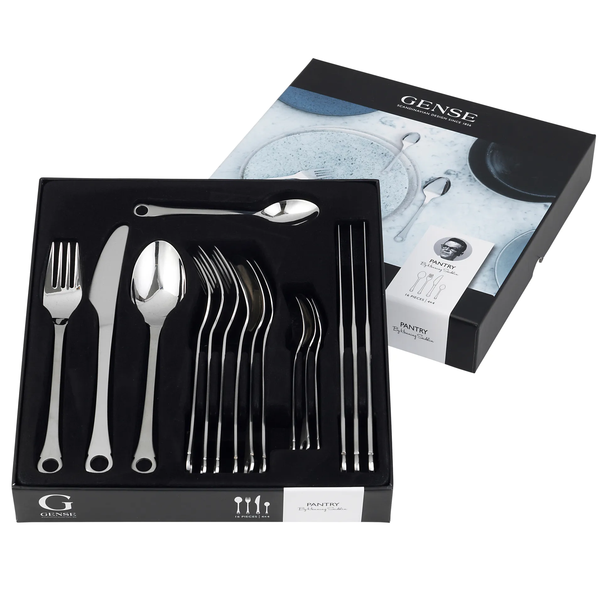 Pantry bestickset 16 delar, Rostfritt stål Gense