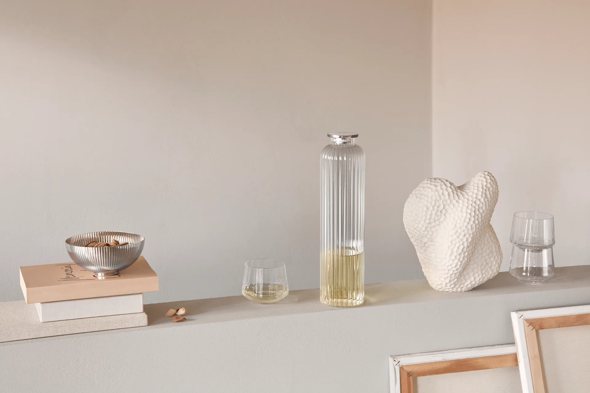 Bernadotte hög karaff med lock, 1,1 liter Georg Jensen