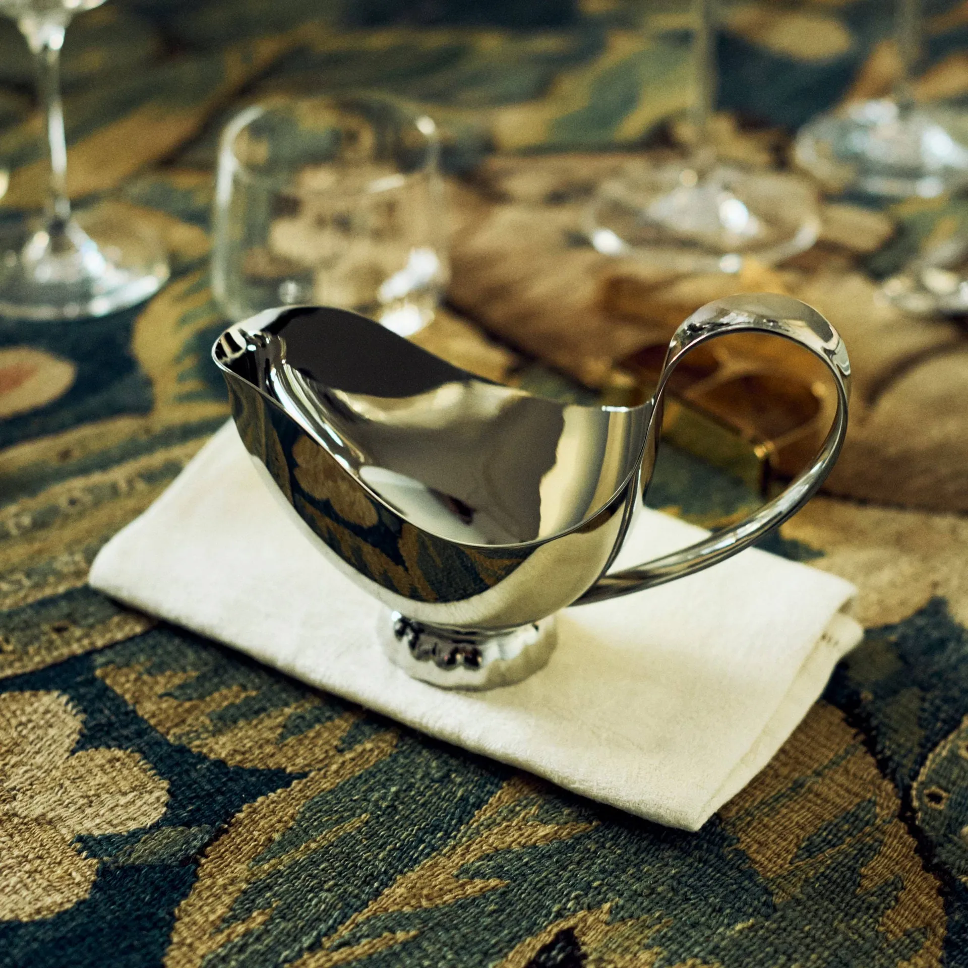 Bernadotte såskanna, Rostfritt stål, 14 cl Georg Jensen