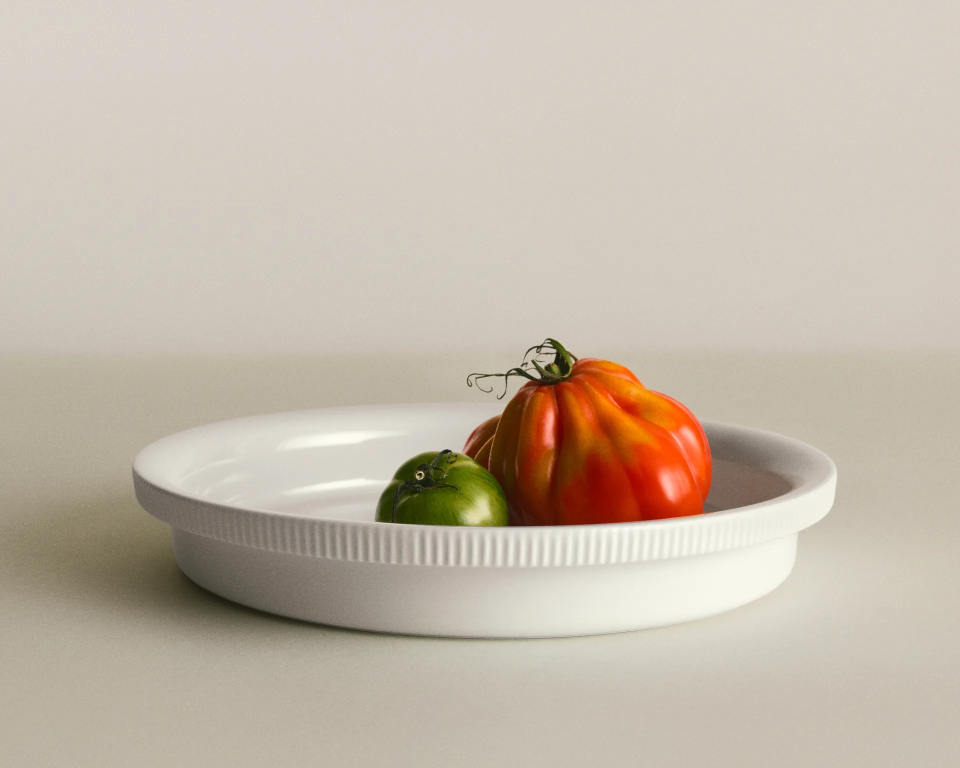 Bernadotte ugnsform Ø28,6 cm, Vit Georg Jensen