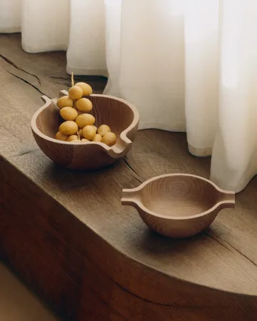 Koppel skål - Ek, mellan - Georg Jensen