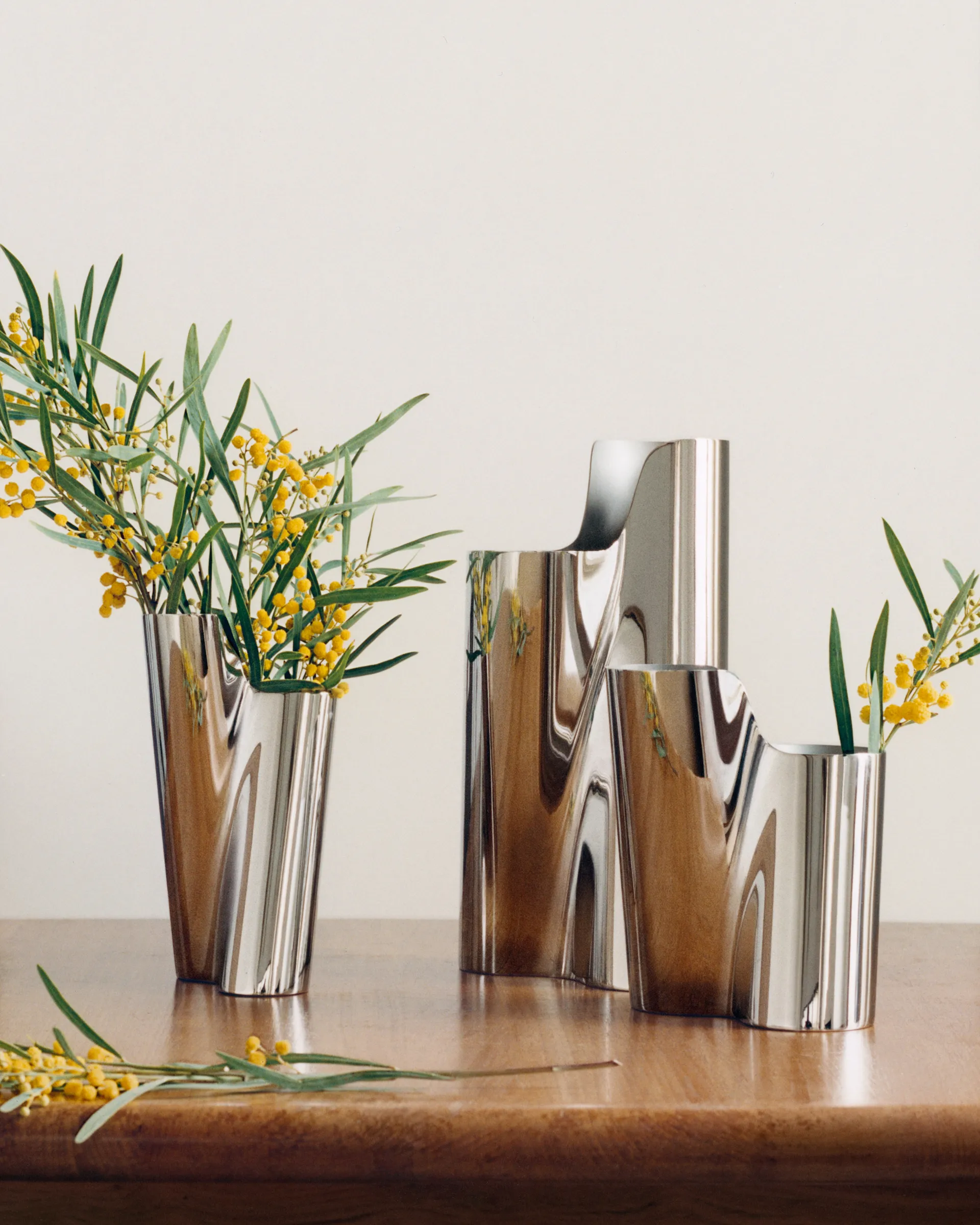 Lituus vas, Rostfritt stål, liten Georg Jensen