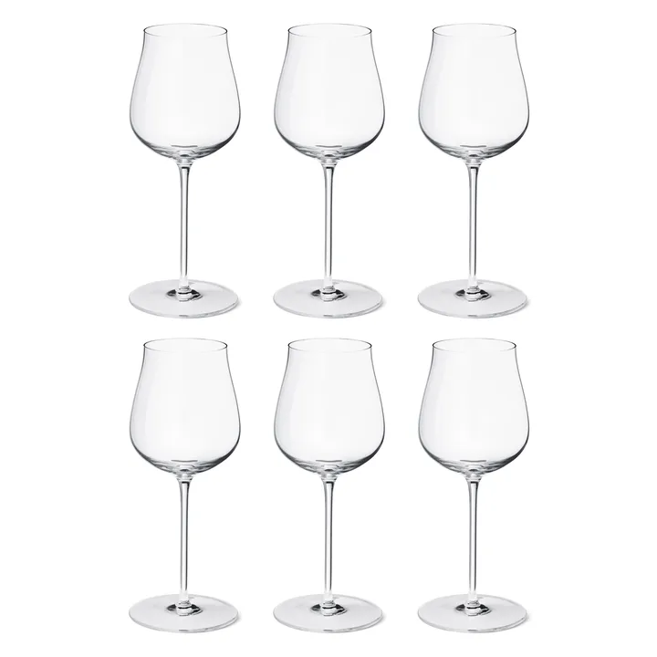 Sky vitvinsglas 35 cl 6-pack - Kristallin - Georg Jensen