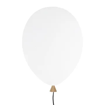 Balloon vägglampa - Vit-ask - Globen Lighting