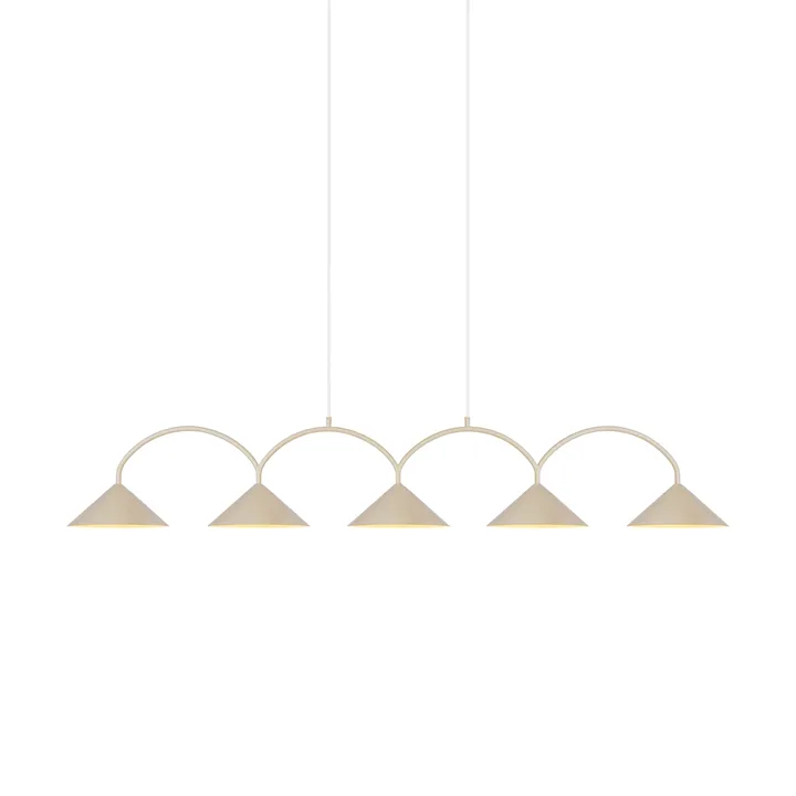 Curve pendel 5 - Beige - Globen Lighting
