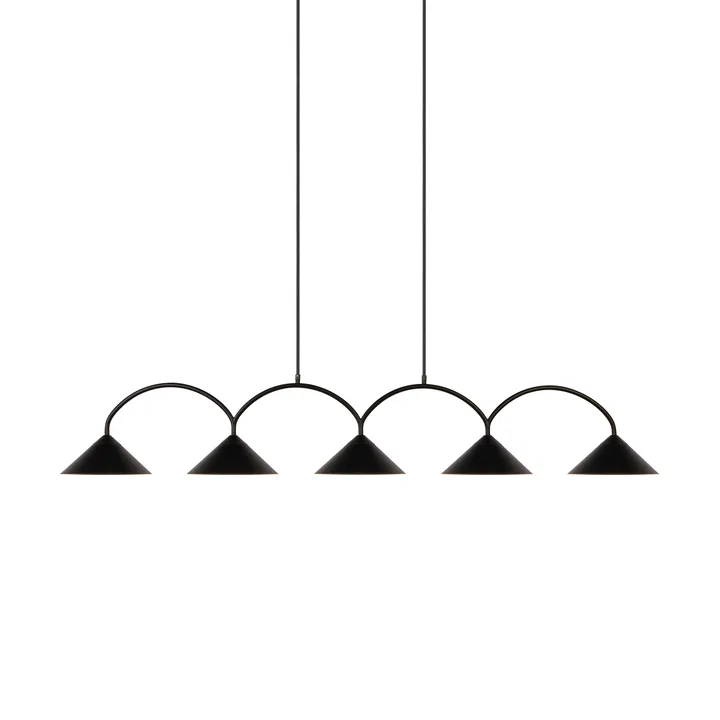 Curve pendel 5 - Svart - Globen Lighting