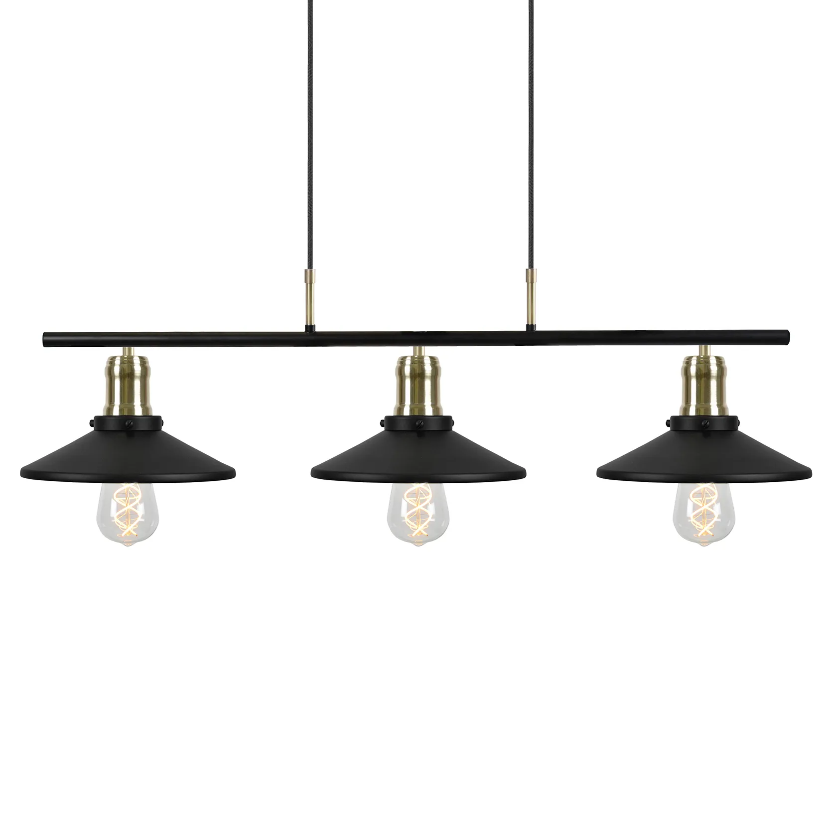 Disc pendel 3, Svart Globen Lighting