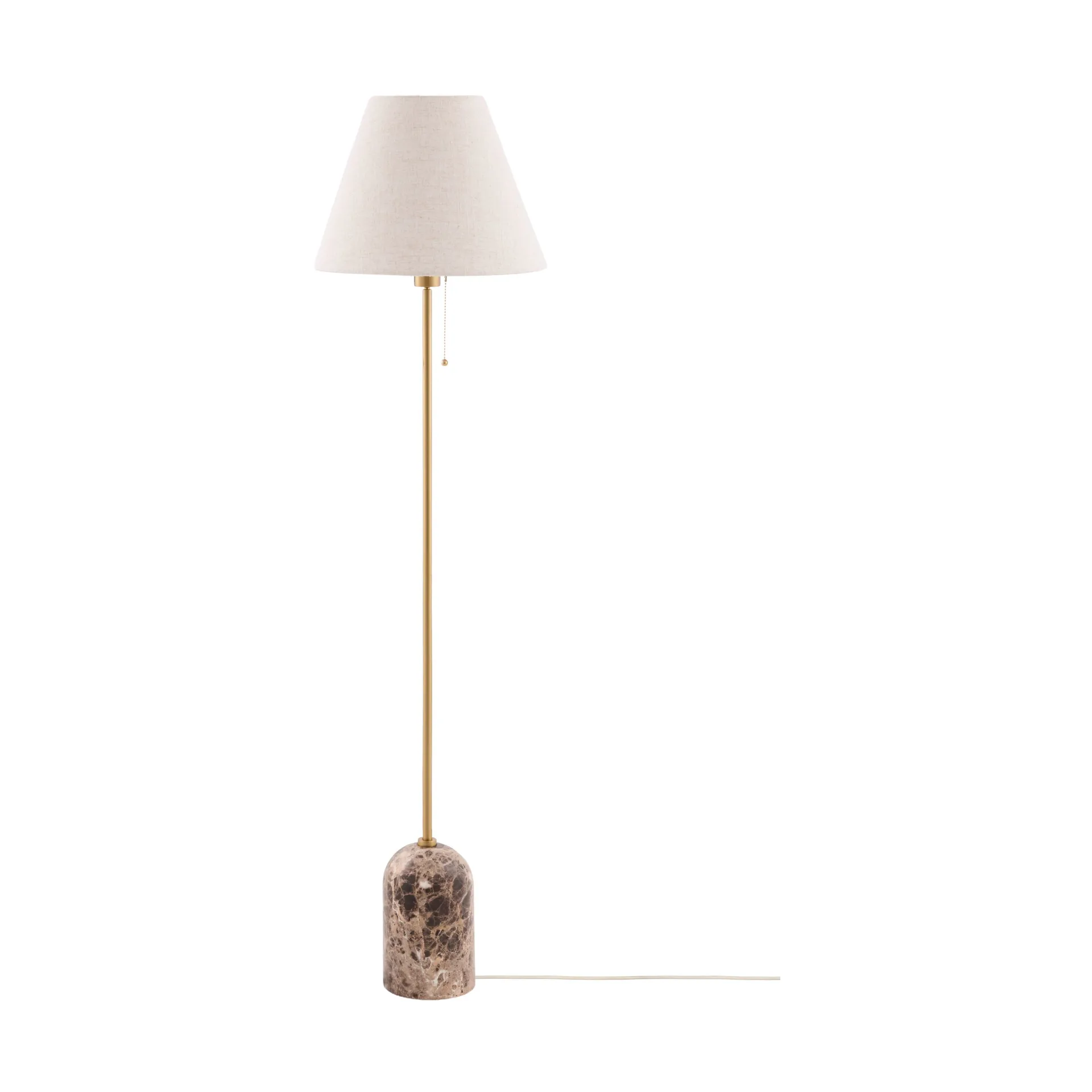 Gino golvlampa, Brun marmor Globen Lighting