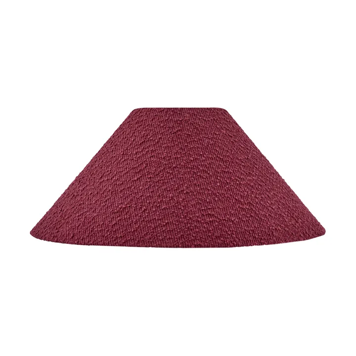 Iris 45 lampskärm - Bouclé burgundy - Globen Lighting