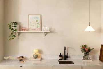 Iris pendel  25 - Creme - Globen Lighting