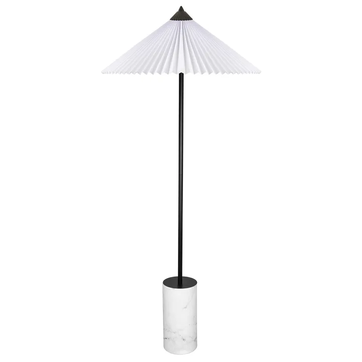 Matisse golvlampa 150 cm - Svart-vit - Globen Lighting
