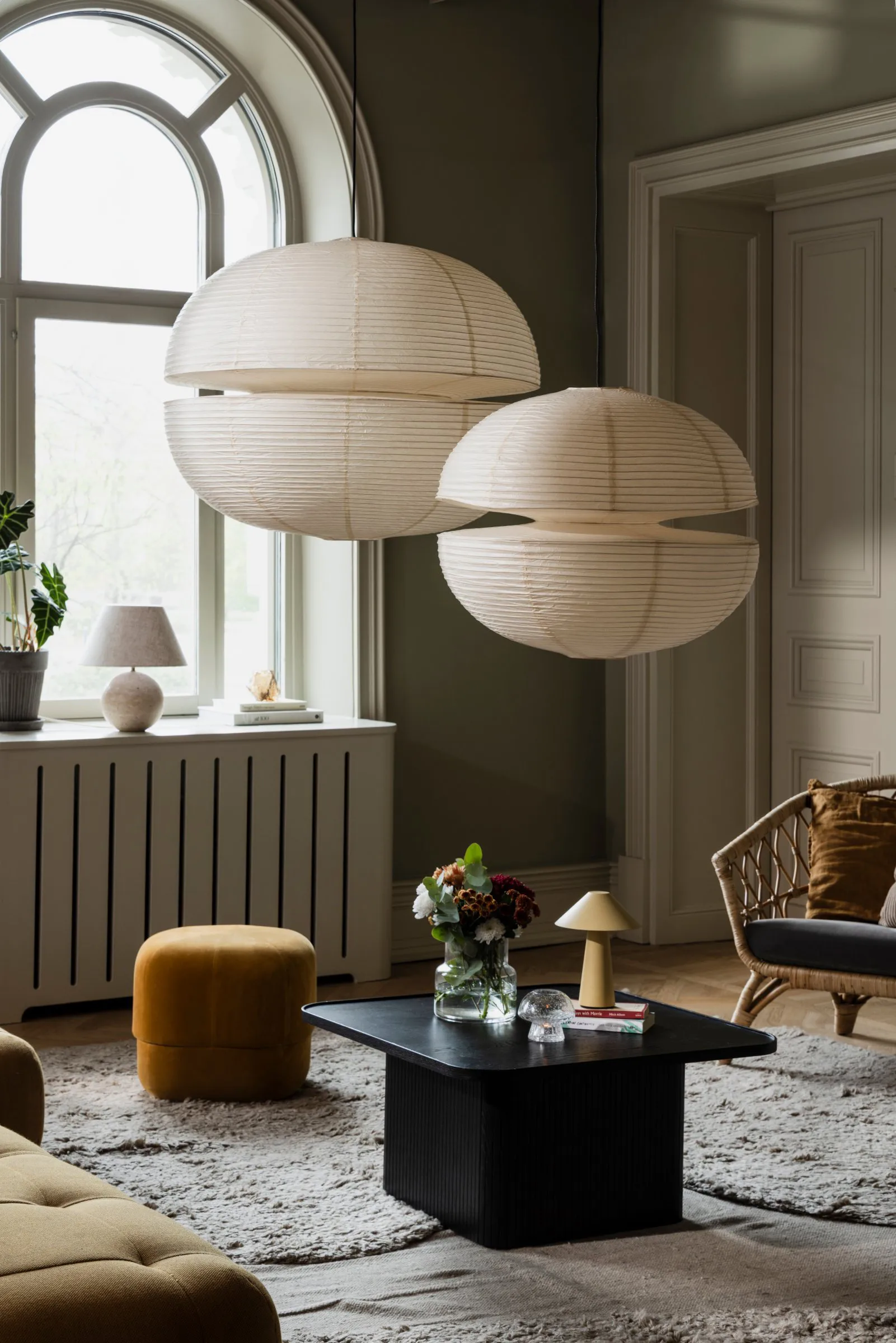 Mela lampskärm, Beige, Ø60 cm Globen Lighting