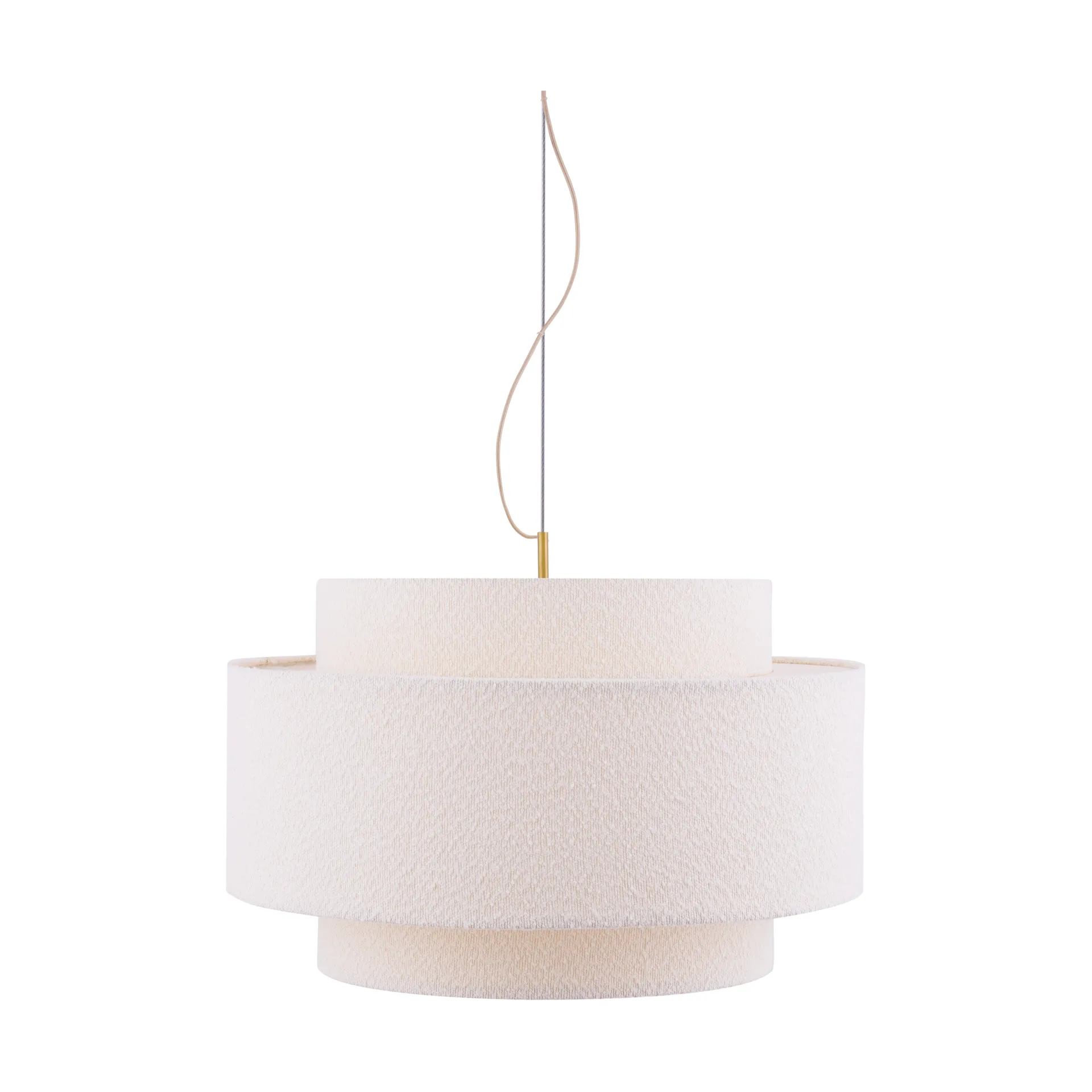 Noah pendel Ø70 cm, Bouclé vit Globen Lighting
