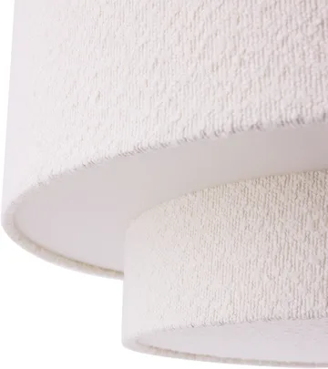 Noah pendel Ø70 cm - Bouclé vit - Globen Lighting