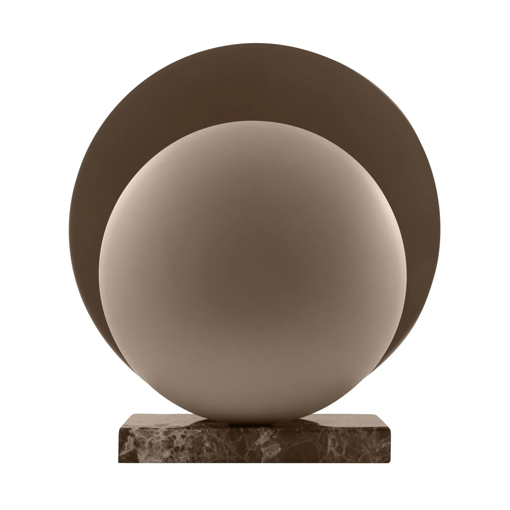 Orbit bordslampa, Mocha, brun marmor Globen Lighting