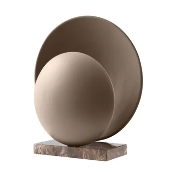 Orbit bordslampa - Mocha, brun marmor - Globen Lighting