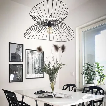 Ray taklampa Ø70 cm - svart - Globen Lighting