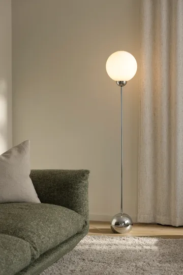 Ripley golvlampa - Krom - Globen Lighting