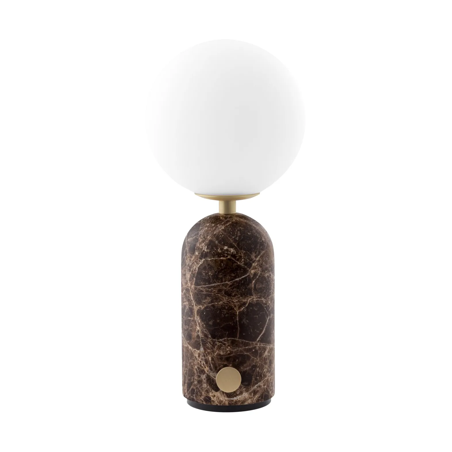 Torrano bordslampa portabel, Brun marmor, 27,5 cm Globen Lighting